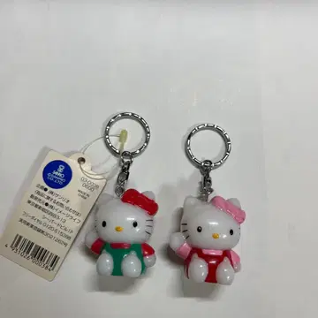 레트로, 미사용 새상품 헬로키티 키링 2개 세트