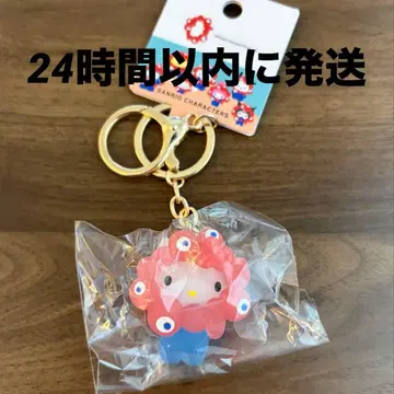 만박 미야쿠미야쿠 변신 키링 클리어 키티 HELLOKITTY