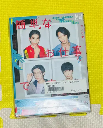 간단한 일입니다.에 응모해 보았습니다 DVD