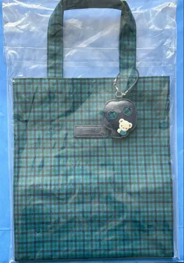 미사용 새상품 [파미리아] 토트백(대) 블루 계열 파미리아 체크