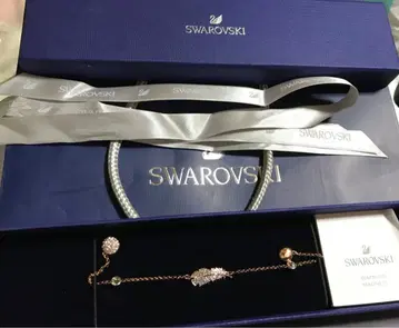 Swarovski 깃털 모티브 팔찌