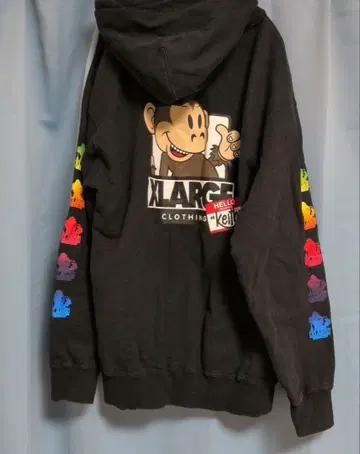 x-large 후드티 블랙 L 사이즈