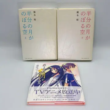 반쪽 달이 뜨는 하늘 상하 + one day 3권 세트