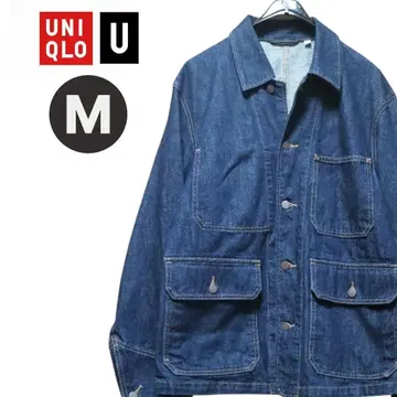 유니클로 U UNIQLO U 데님 자켓 커버올 M