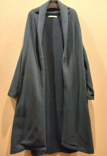 LUCA LADY LUCK LUCA 네이비 플리스 롱 코트