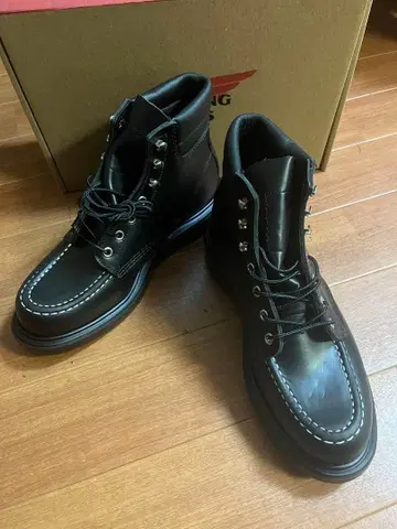 RED WING 블랙 가죽 부츠 새상품