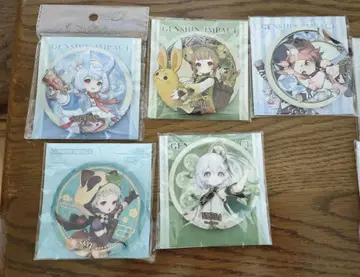 원신 캔뱃지 5개 세트