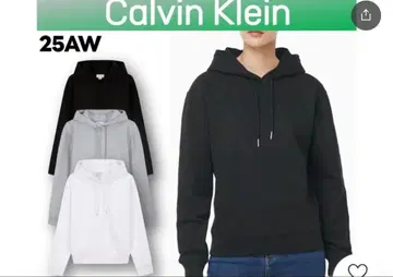 캘빈 클라인 25AW 블랙 후드티