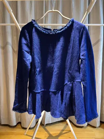 Vagabond 네이비 긴팔 셔츠 사이즈 2