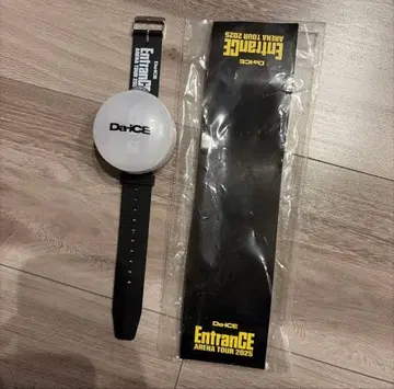 Da-iCE 팔찌 라이트 EntranCE 2025 은색 테이프 1개