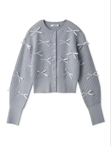 SNIDEL 리본 모티브 가디건