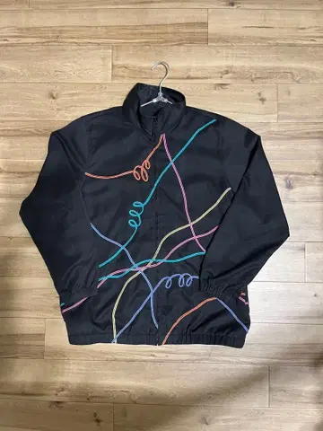 KORET 컬러풀 라인 자수 자켓