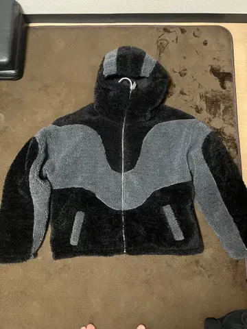 TRENDOT VISION 플리스 자켓 M 블랙 그레이