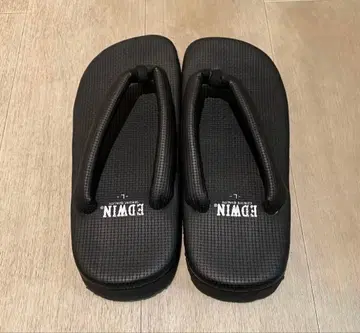 EDWIN 셋타 샌들 L 사이즈 블랙