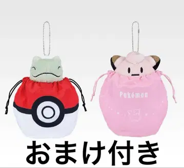 포켓몬 제일복권 e상 복조리 마스코트 대타 피피 인형 세트