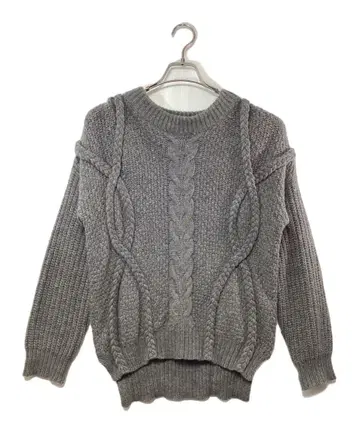 CLANE 3D 케이블 니트