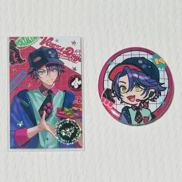 니지산지 와타라이 히바리 AGF 다이너 캔뱃지 홀로그램 카드