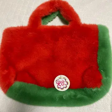 RE. 도트 나카 리이사 토트백 그린 컬러 옐로우 컬러