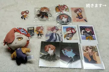 crazy raccoon 아리사카 카드 봉제 인형 캔뱃지 묶음 판매