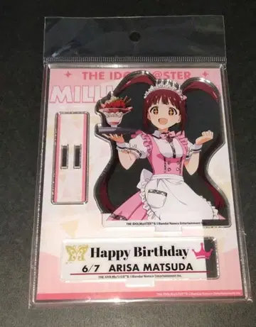 마츠다 아리사 벌스데이 아크릴 스탠드 아이돌 마스터 밀리언 라이브