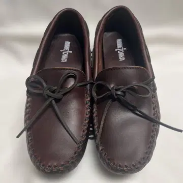 Minnetonka 미네통카 브라운 가죽 모카신 새상품급 26cm