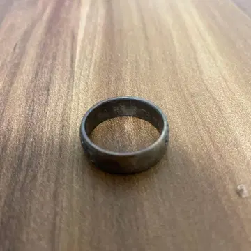 실버 조각 무늬 반지