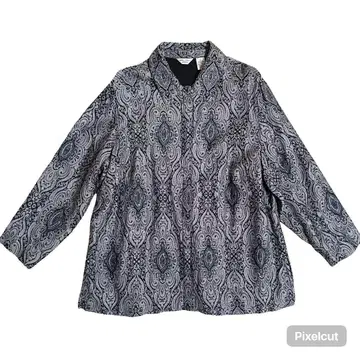 LAURA ASHLEY 페이즐리 무늬 자켓