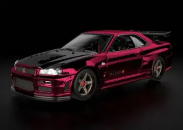 핫휠 RLC 닛산 스카이라인 GT-R BNR34 R34 빨간색