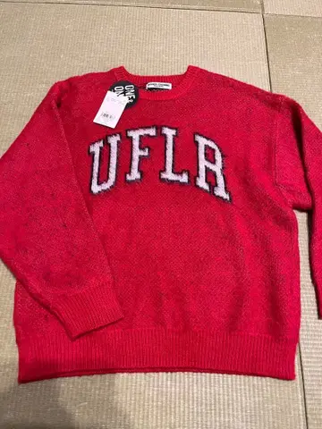 새상품 로데오 크라운 니트 스웨터 빨간색 프리 사이즈