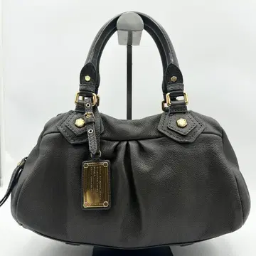 레어 마크 제이콥스 핸드백 그레이 주름 가죽 아카이브 y2k