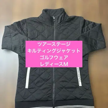 TOURSTAGE 퀼팅 자켓 블랙 여성용 M 사이즈 골프