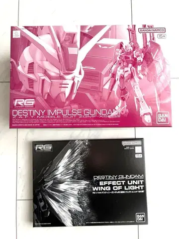 1/144 RG 데스티니 임펄스 빛의 날개 세트