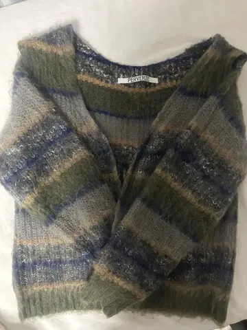 PERVERZE 모헤어 니트 가디건