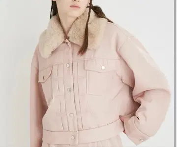 FURFUR 에코 퍼 카라 패디드 G 자켓 밀리터리 3M