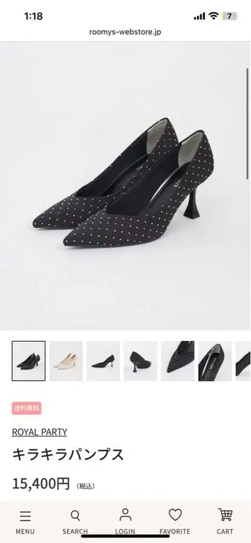 ROYAL PARTY 반짝반짝 펌프스