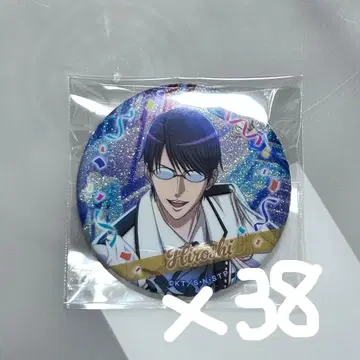 야규 히로시 테니라비 글리터 캔뱃지 세트