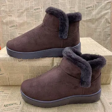 새상품 여성용 M 사이즈 경량 보아 안감 어그 부츠 짙은 갈색 578n