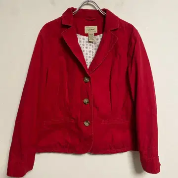 L.L.Bean 빨간색 테일러드 자켓 M 사이즈 상당