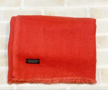 네팔 수제 캐시미어 100% 스톨 빨간색 대형 천연 소재 핸드메이드