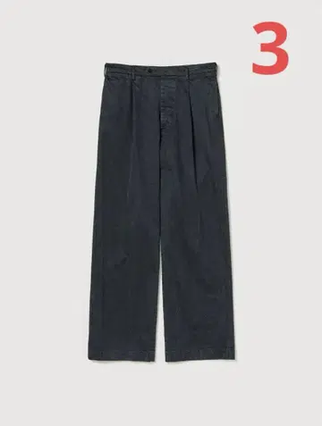 AURALEE PRODUCT DYED FINX CHINO ONE TUCK