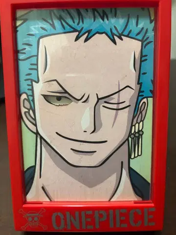 원피스 조로 저금통 빨간색