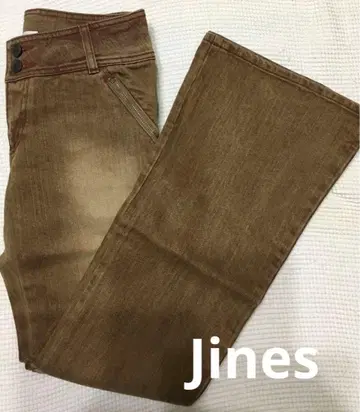 Jines 부츠컷 데님 38 브라운