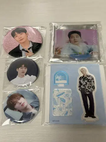 원우 캔뱃지 아크릴 스탠드 세트