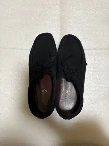 CLARKS ORIGINALS 왈라비 BLACK SUEDE UK4