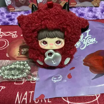 Whoopea 빨간 악마 봉제 인형 메이 메이 악마짱