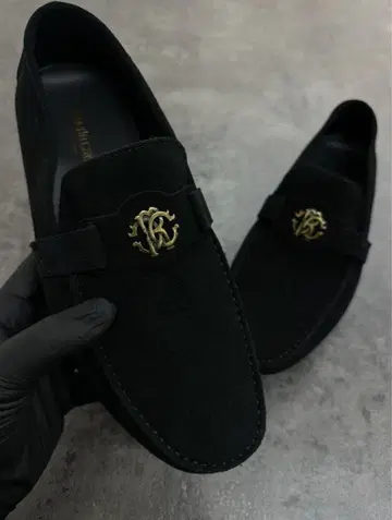 ROBERTO CAVALLI 스웨이드 로퍼