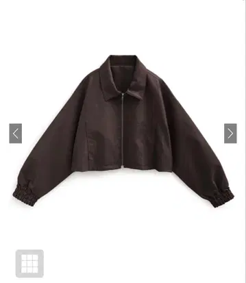 그레일 가죽 숏 자켓 브라운 F 사이즈