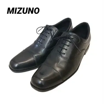 MIZUNO 엑스라이트 ST 2 가죽 신발 비즈니스 블랙