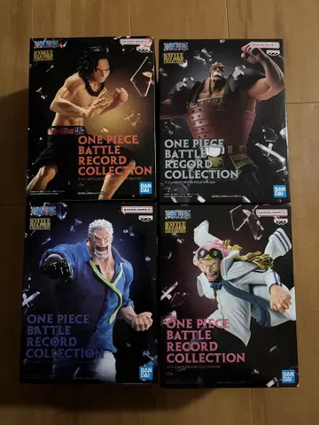 원피스 BATTLE RECORD COLLECTION 4종 세트