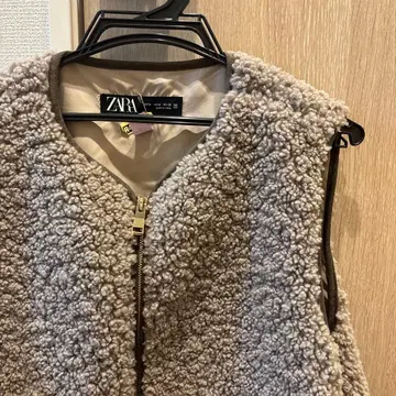 ZARA 플리스 자켓 M 베이지